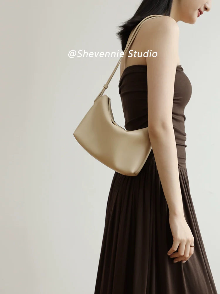 Soft Luxe Leather Shoulder Bag