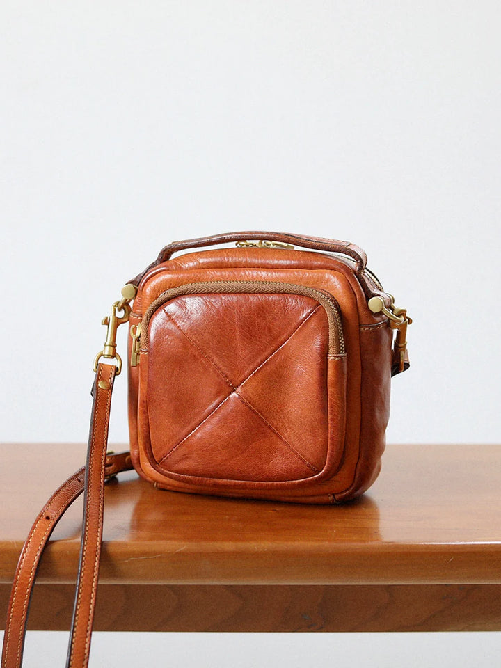 Soft Cowhide Messenger Bag