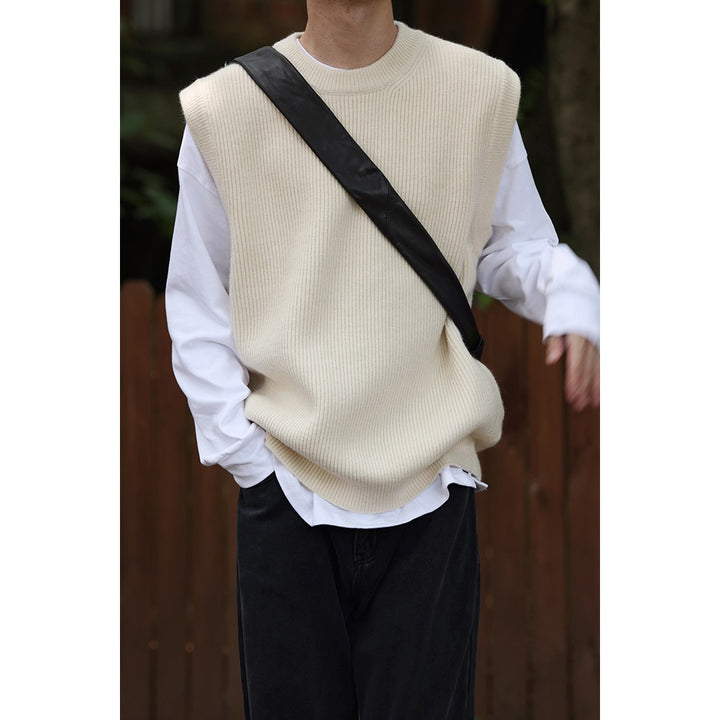 Thick Knitted Sweater Vest