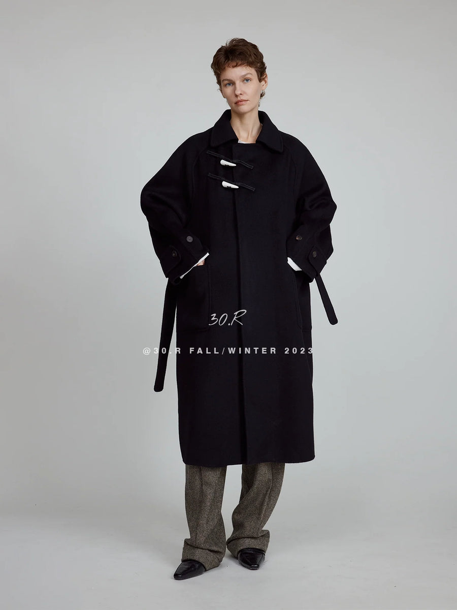 Wool Horn Button Coat