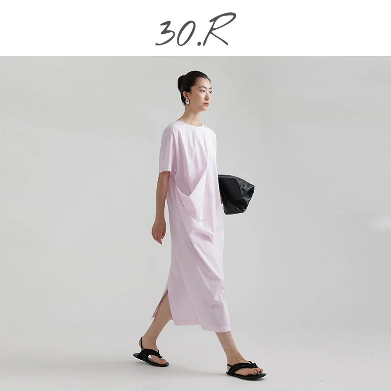 High-Density Cotton Long Dress