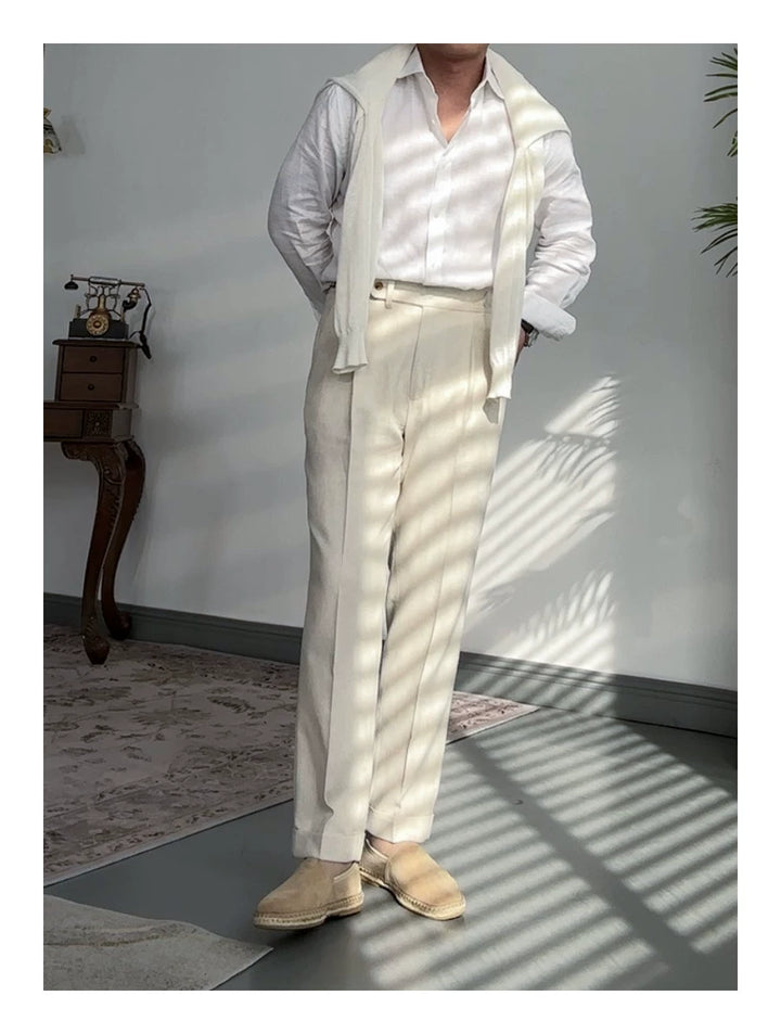 Linen Gurkha Pants