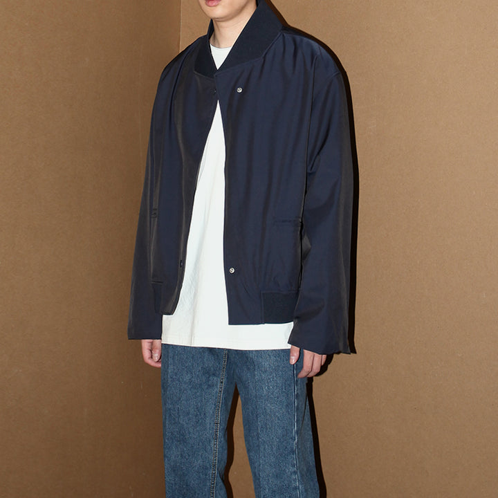 Minimalist Chinese Style Stand Collar Jacket Casual & All-Season