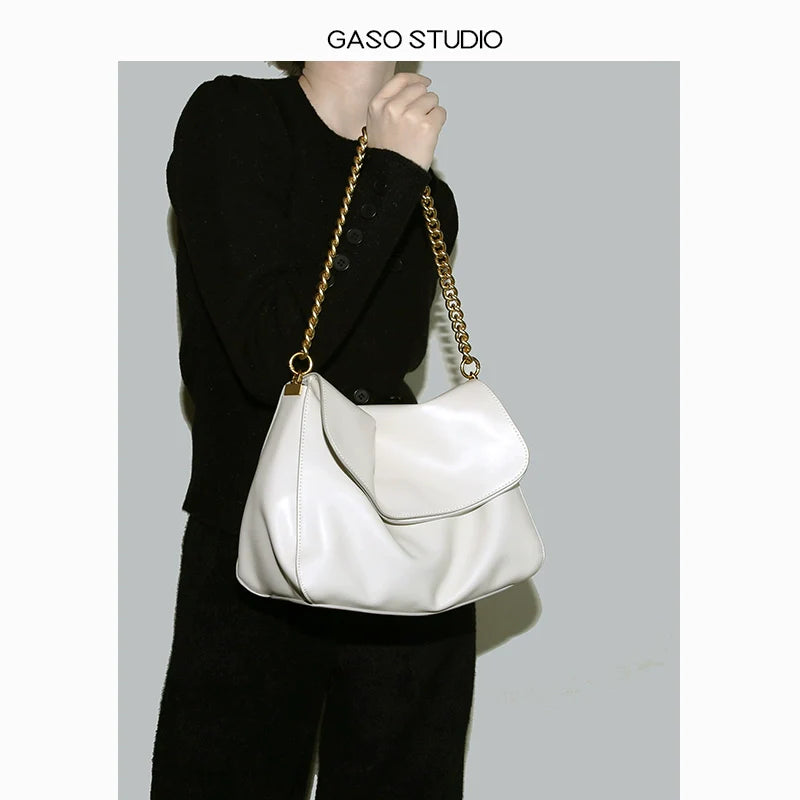 Sleek Chain Crossbody Bag