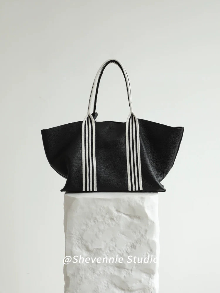 Lychee Leather Tote