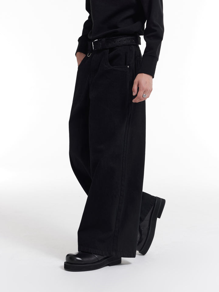 Noir Wide-Leg Jeans