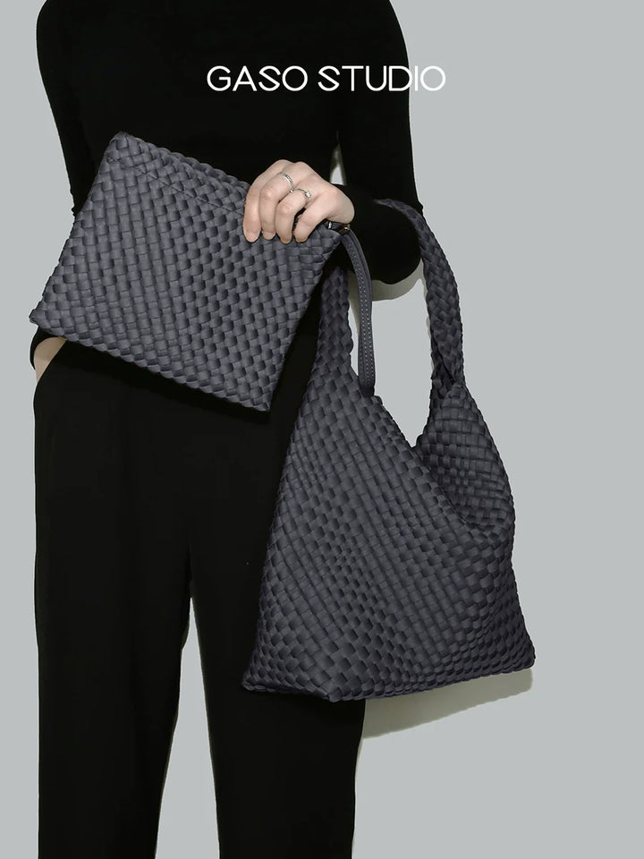 Hand-Woven Nylon Tote