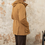 Quilted Hooded Coat - Charles Slim Style for Retro Warmth in Autumn-Winter