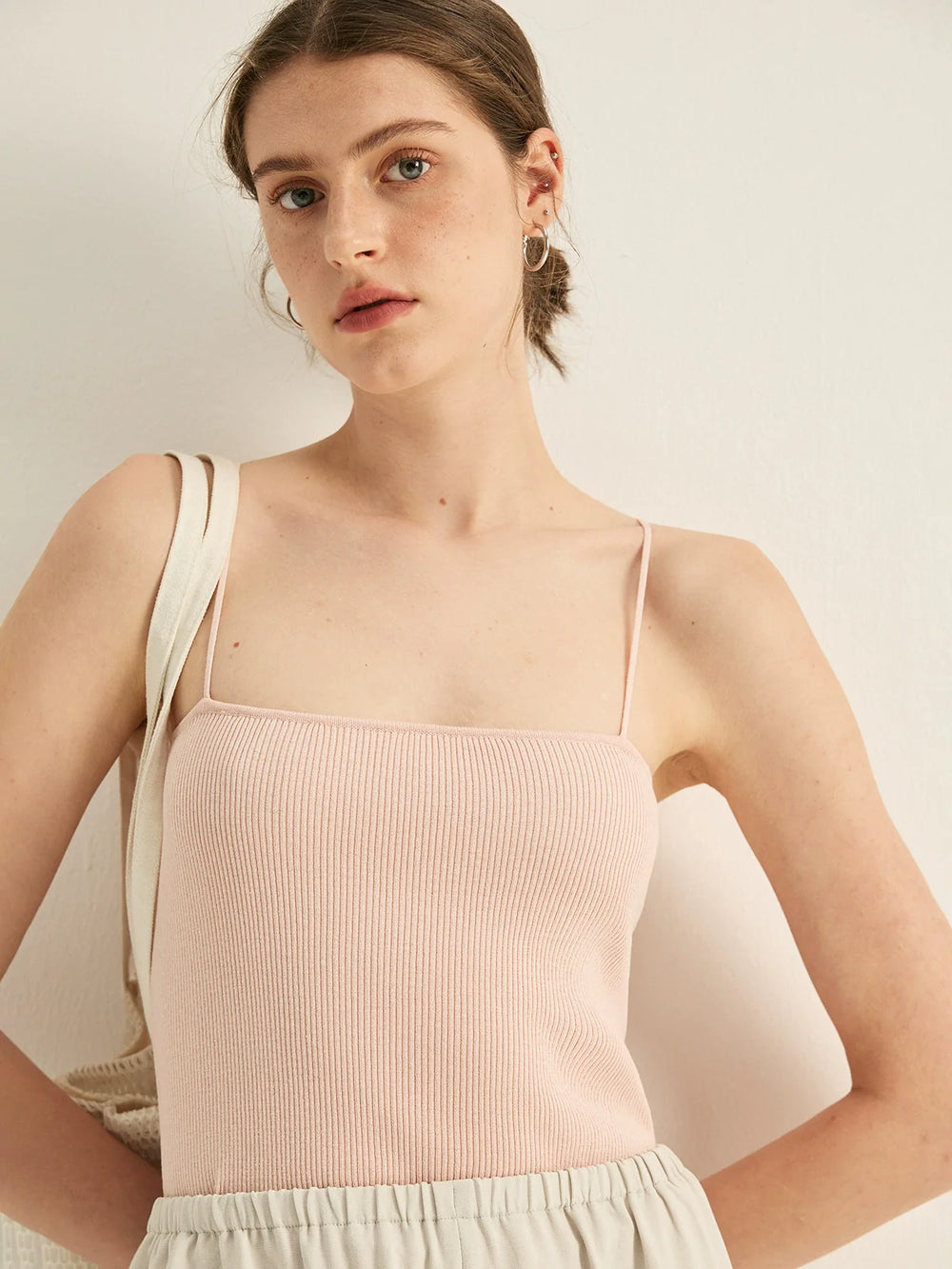 Silk Cotton Knitted Camisole