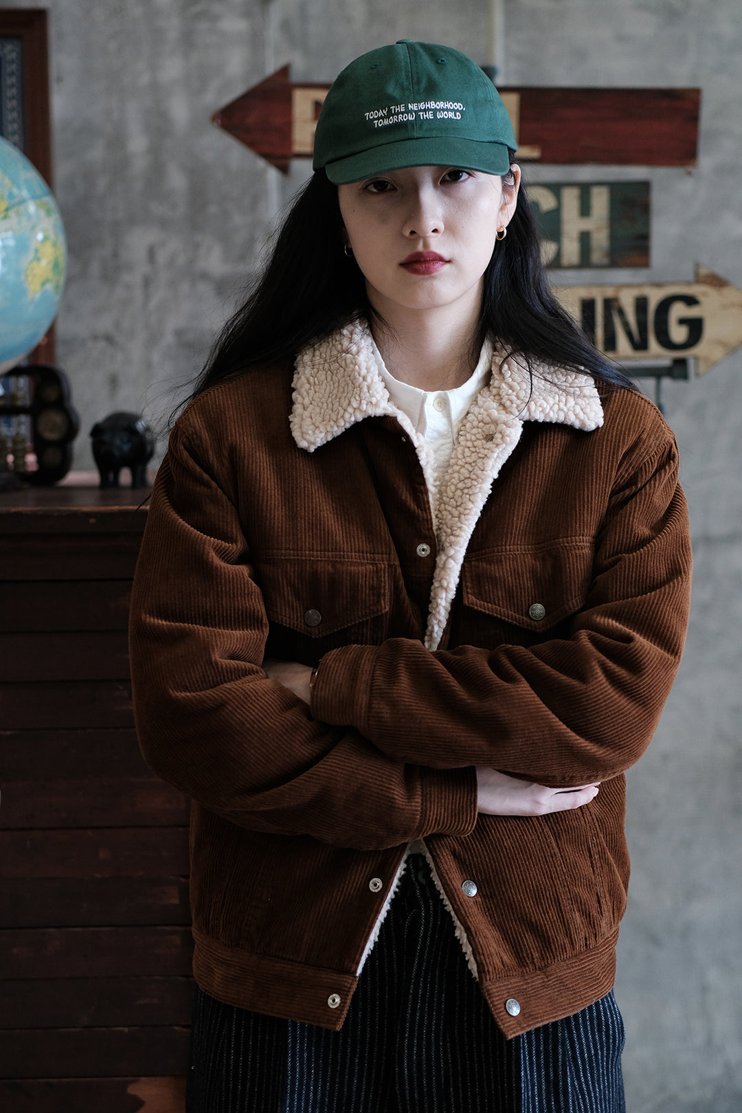 Corduroy Jacket with Fleece