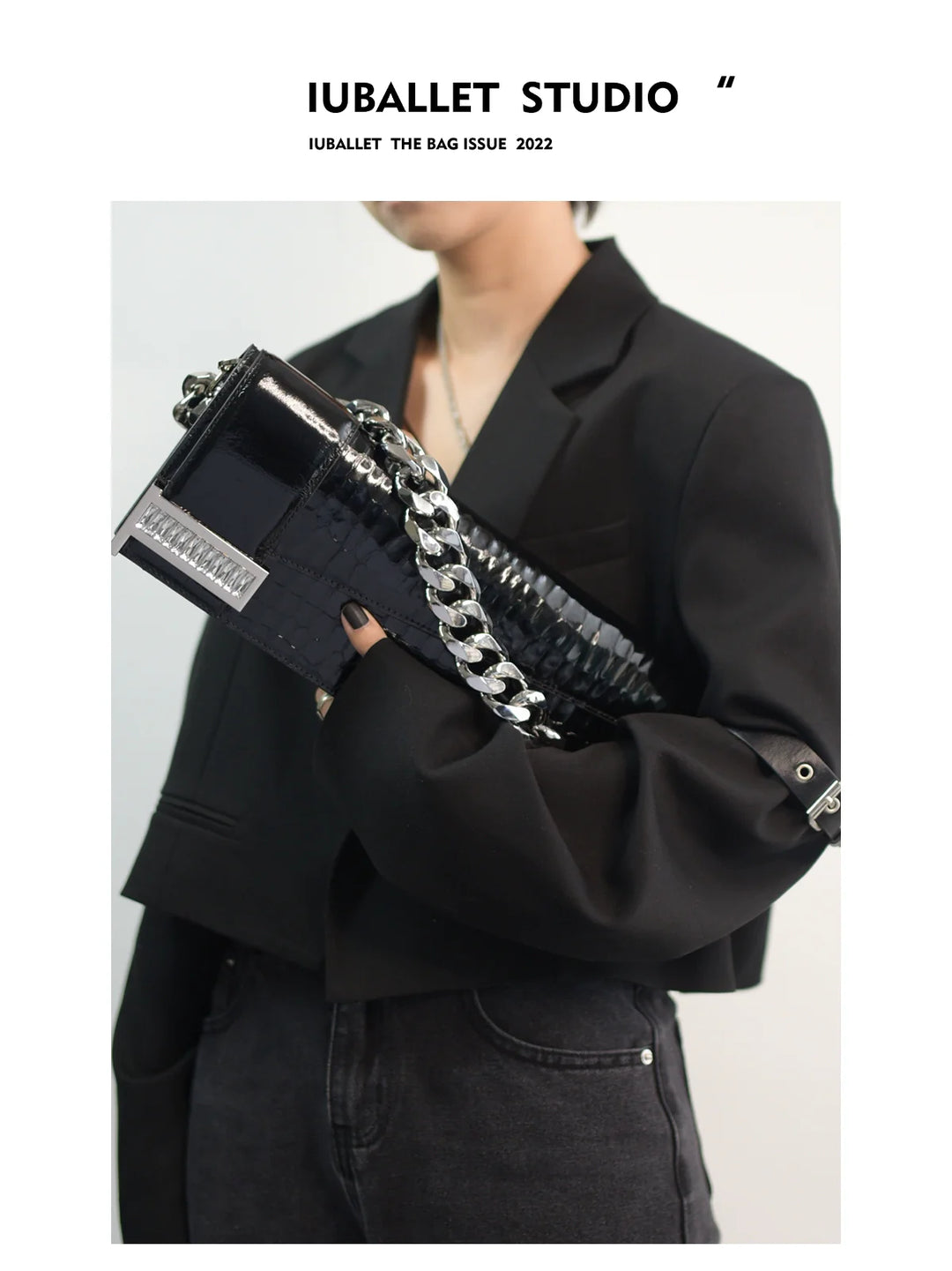 Leather Chain Shoulder Bag