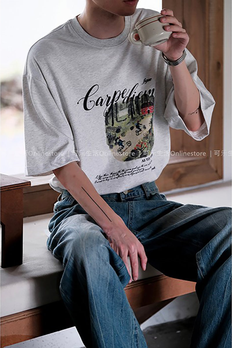 Landscape Print T-Shirt