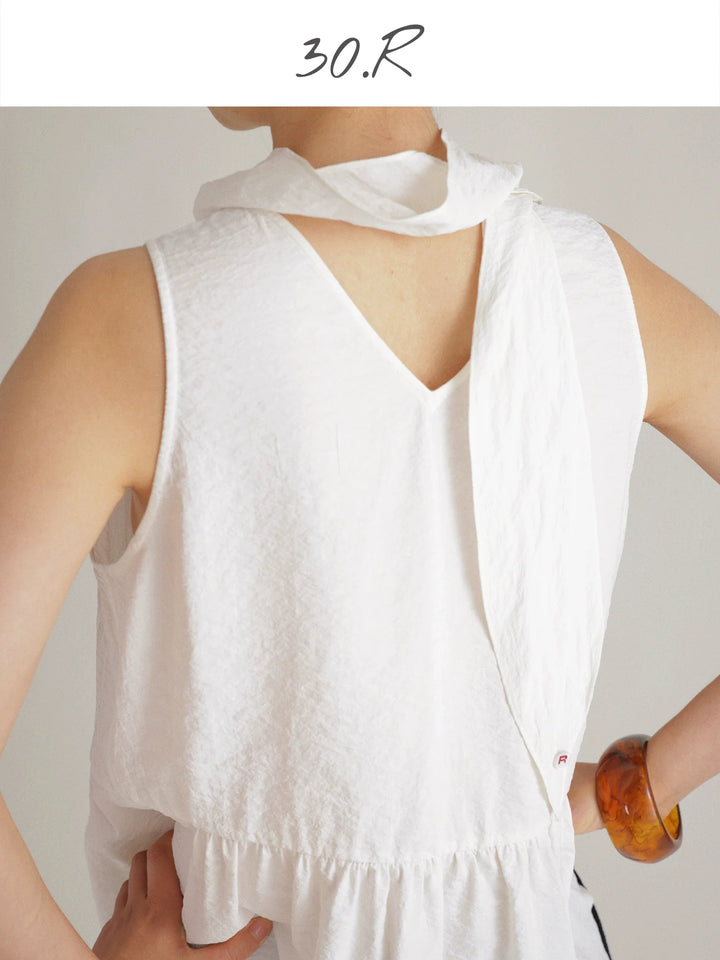 Silk Pleated Top