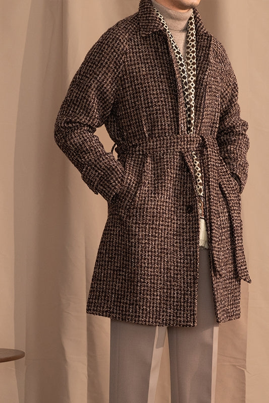 Handsome Houndstooth Coat