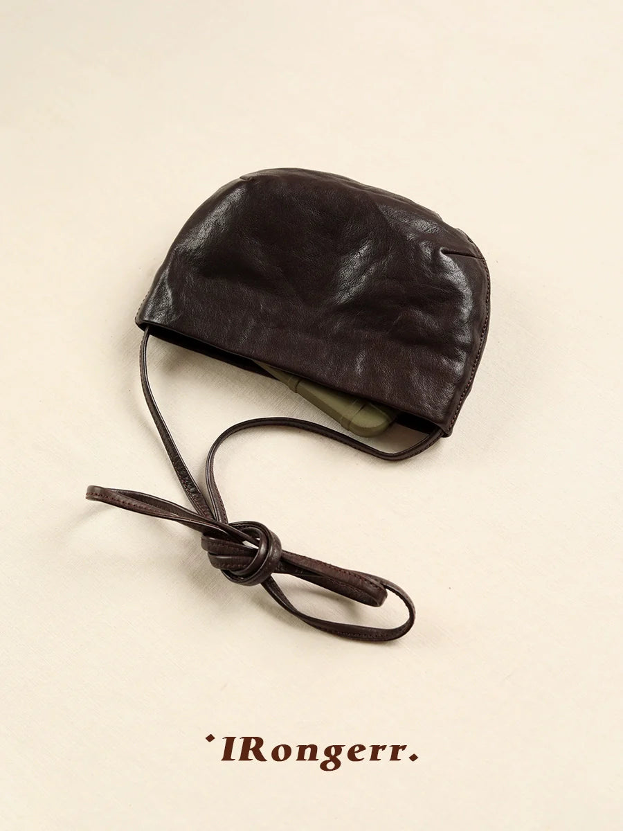 Mini Leather Shell Bag