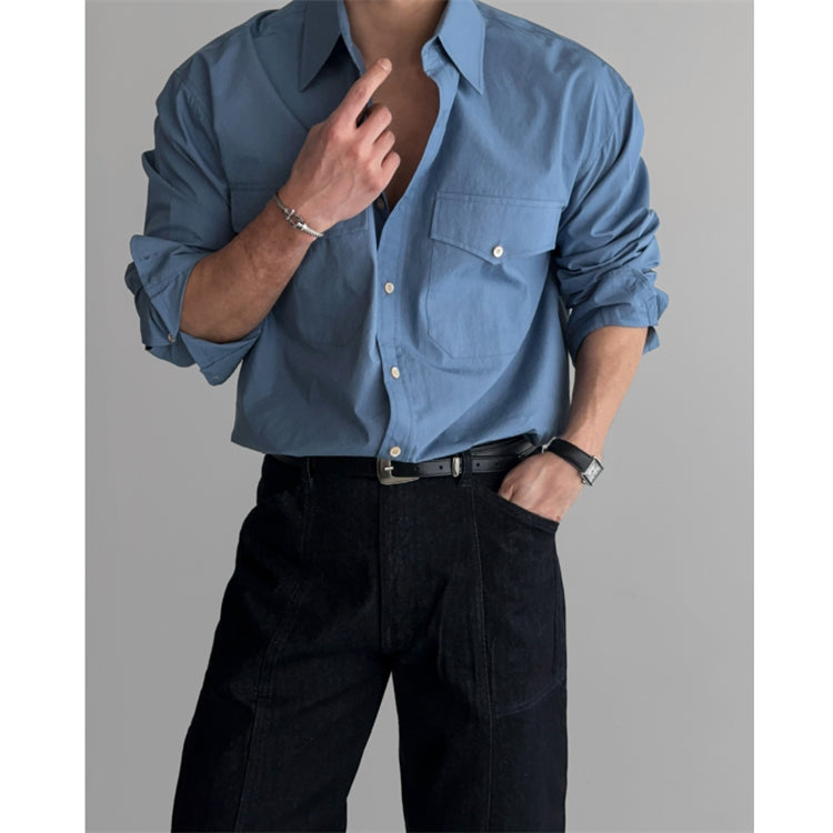 Luxury Cotton Double Pocket Shirt