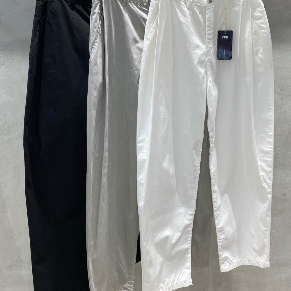 High-quality Korean Men's Wide-leg Casual Pants for Spring/Summer
