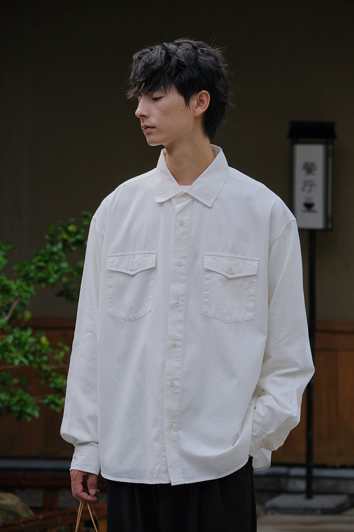 Double Pocket Long-Sleeved Shirt