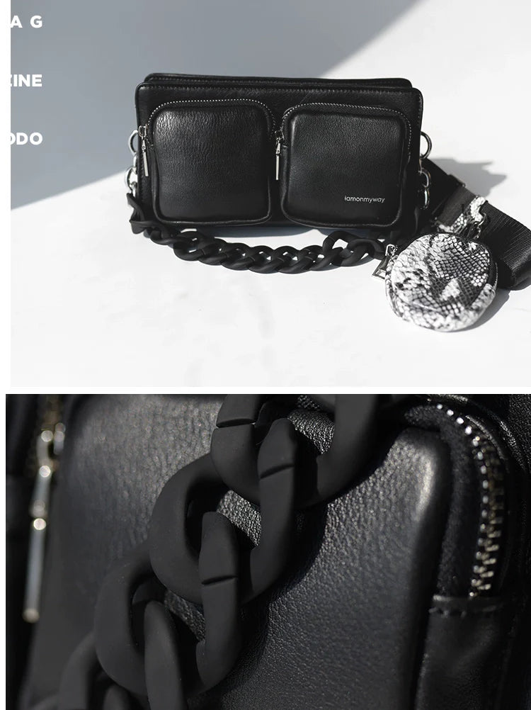 Leather Chain Small Bag