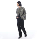 PU Crocodile Leather Jacket: Trendy, Versatile & Casual