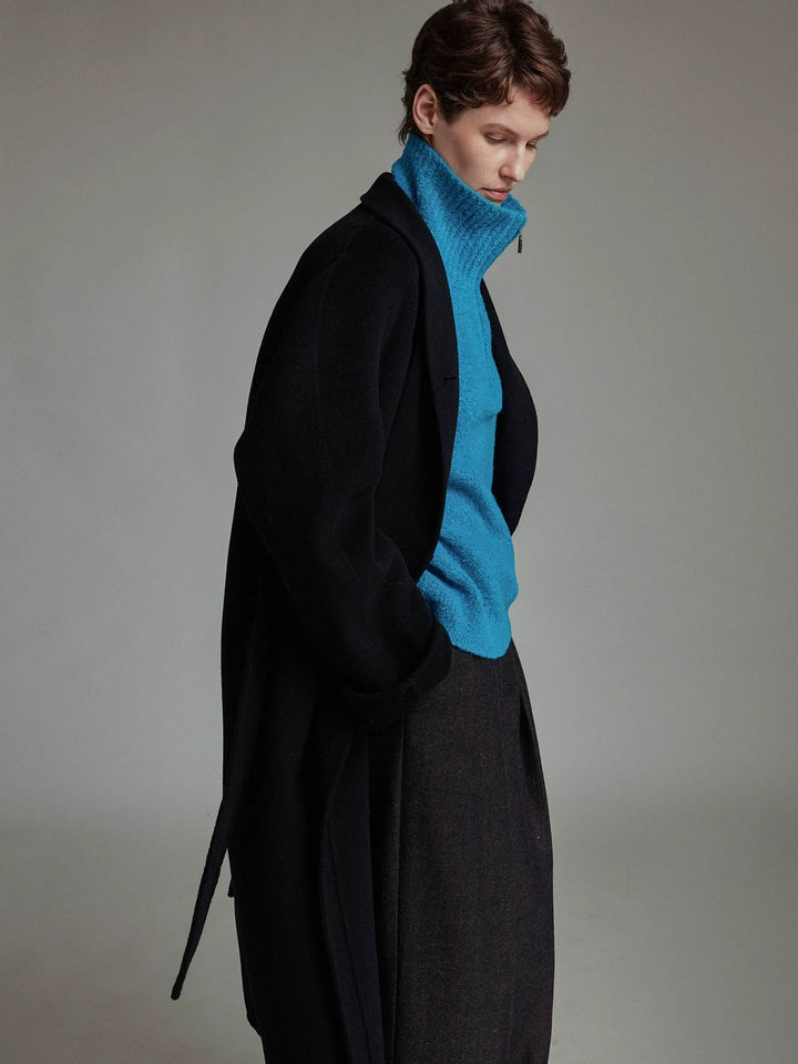 Fine Wool Long Coat