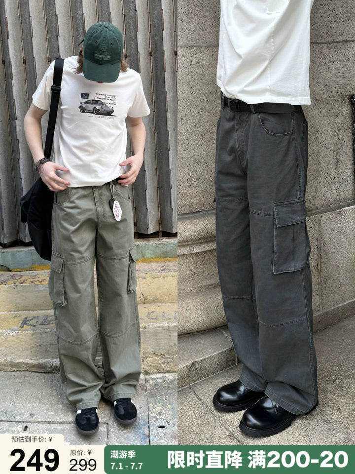 Panelled Cargo Trousers