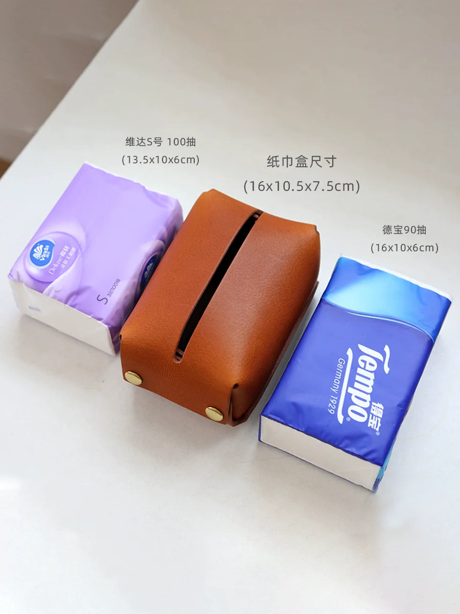 Leather Craft Tissue Box