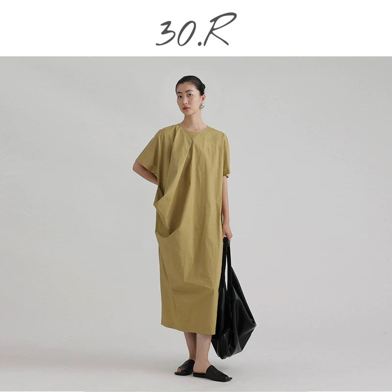 High-Density Cotton Long Dress