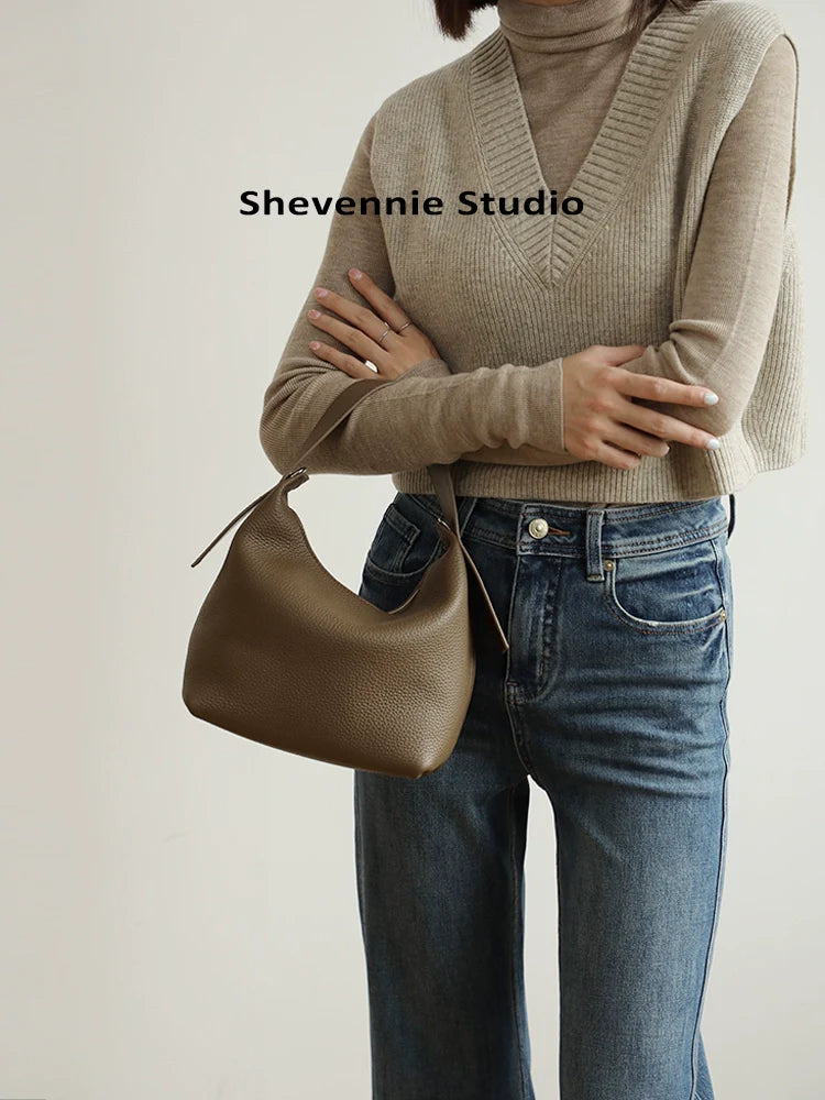 Leather Commuter Tote