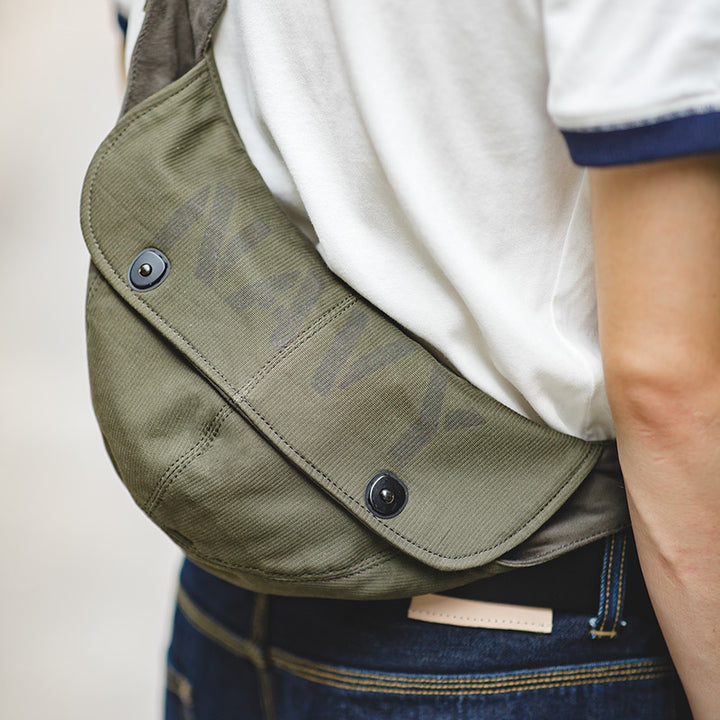 Navy Messenger Bag