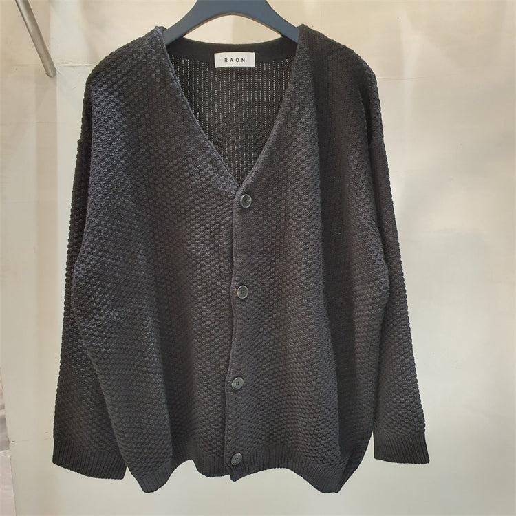 Textured Knitted Cardigan