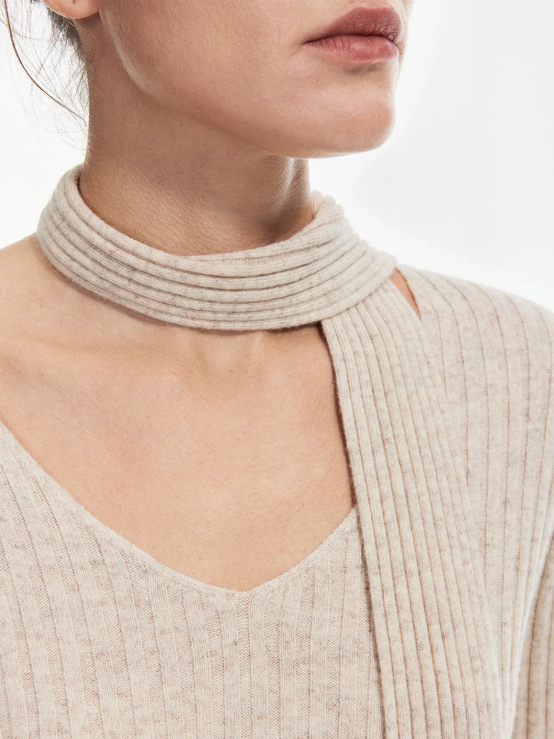 Yak Wool V-Neck Sweater