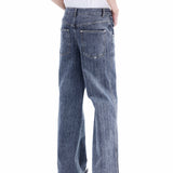Zipper Slit Low Waist Casual Jeans - Autumn/Winter Unisex