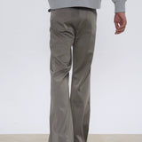Commuting Slim Fit Bootcut Trousers in TR Blended Fabric with Drapey Appeal