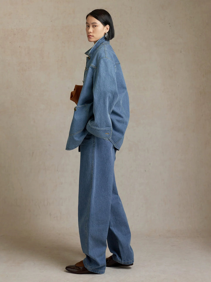 Roman Blue Denim Pants