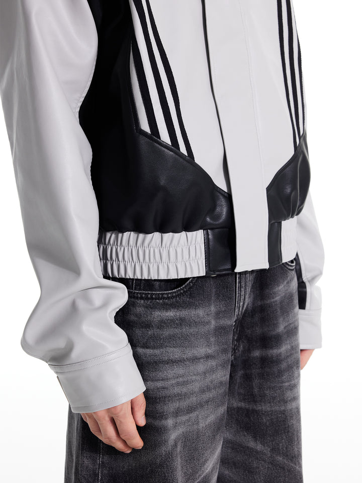 PU Leather Sports Jacket