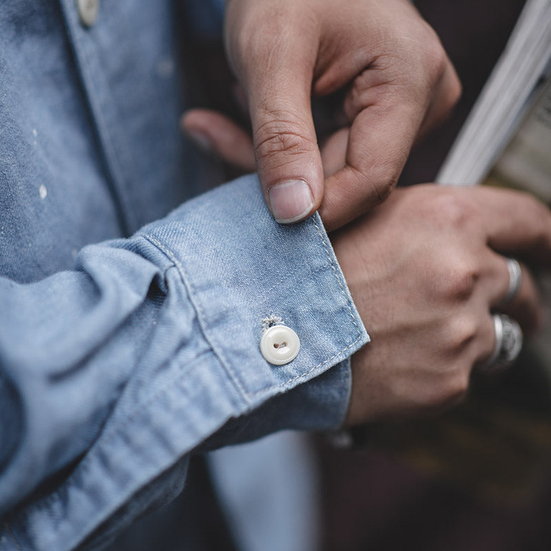 Vintage Splash Denim Shirt