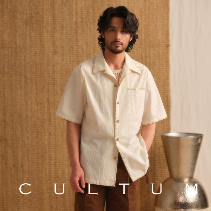 Cotton Quick-Dry Cuban Collar Shirt