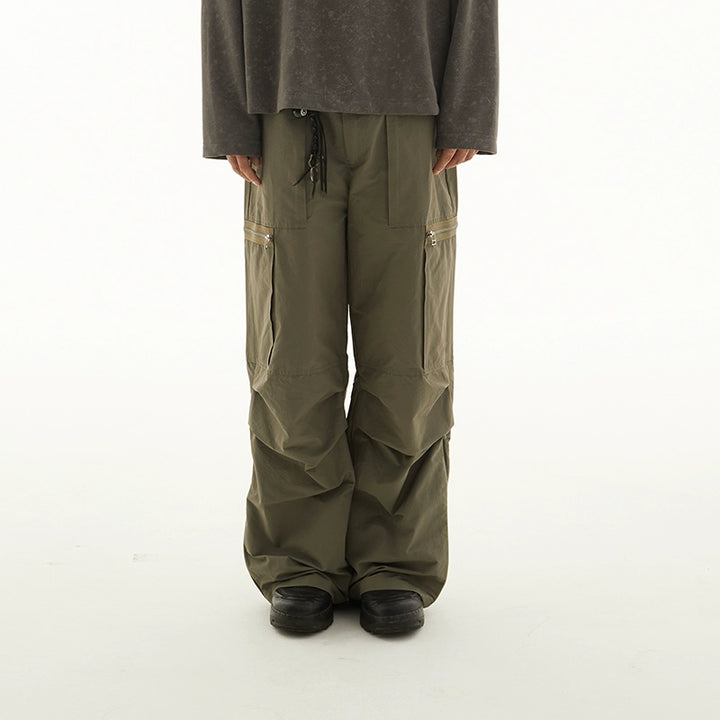 Nylon Cargo Trousers