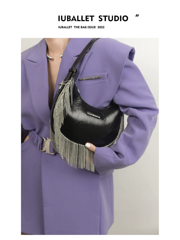 Saddle Tassel Crossbody