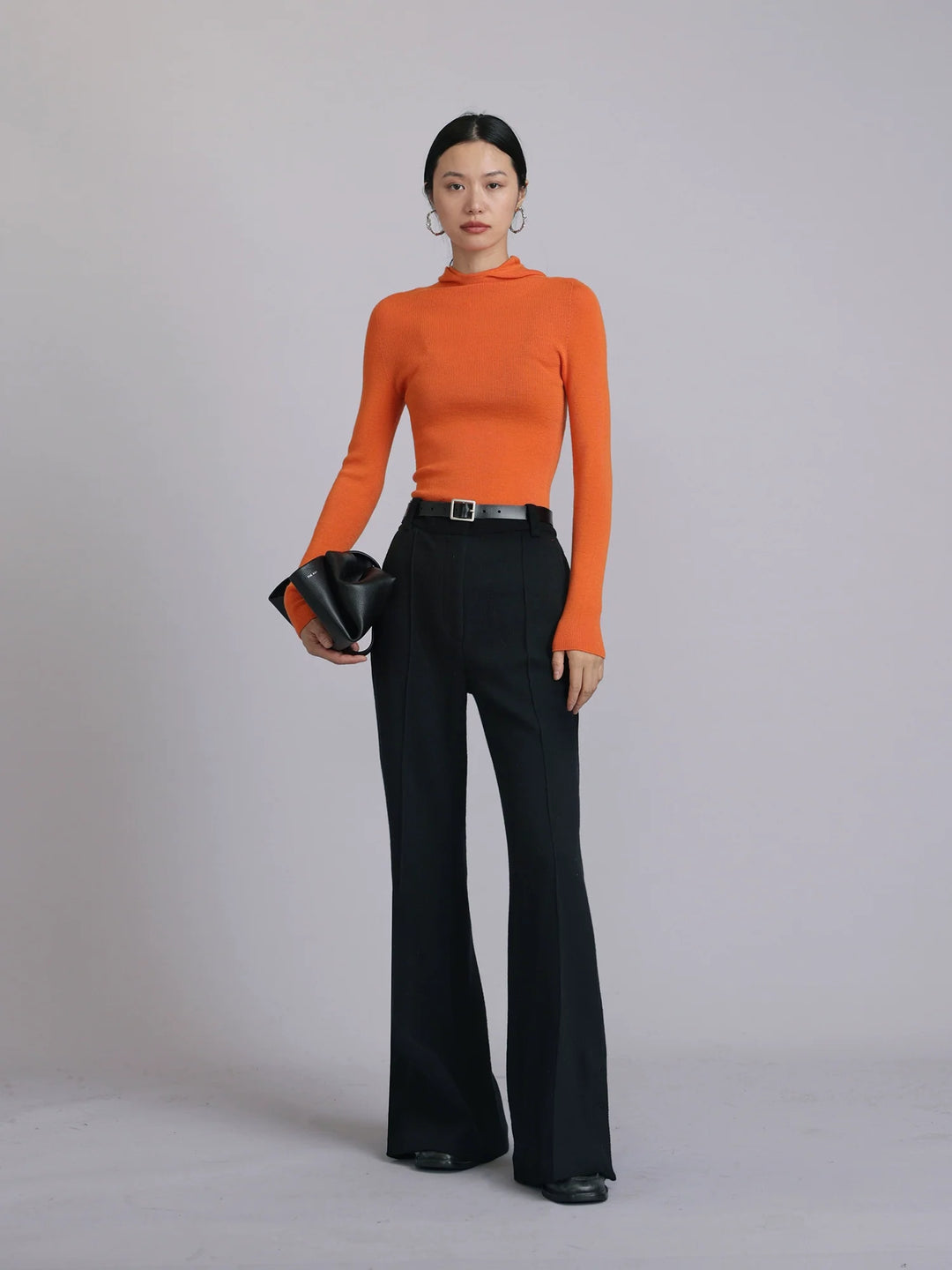 Merino Flare Slit Pants