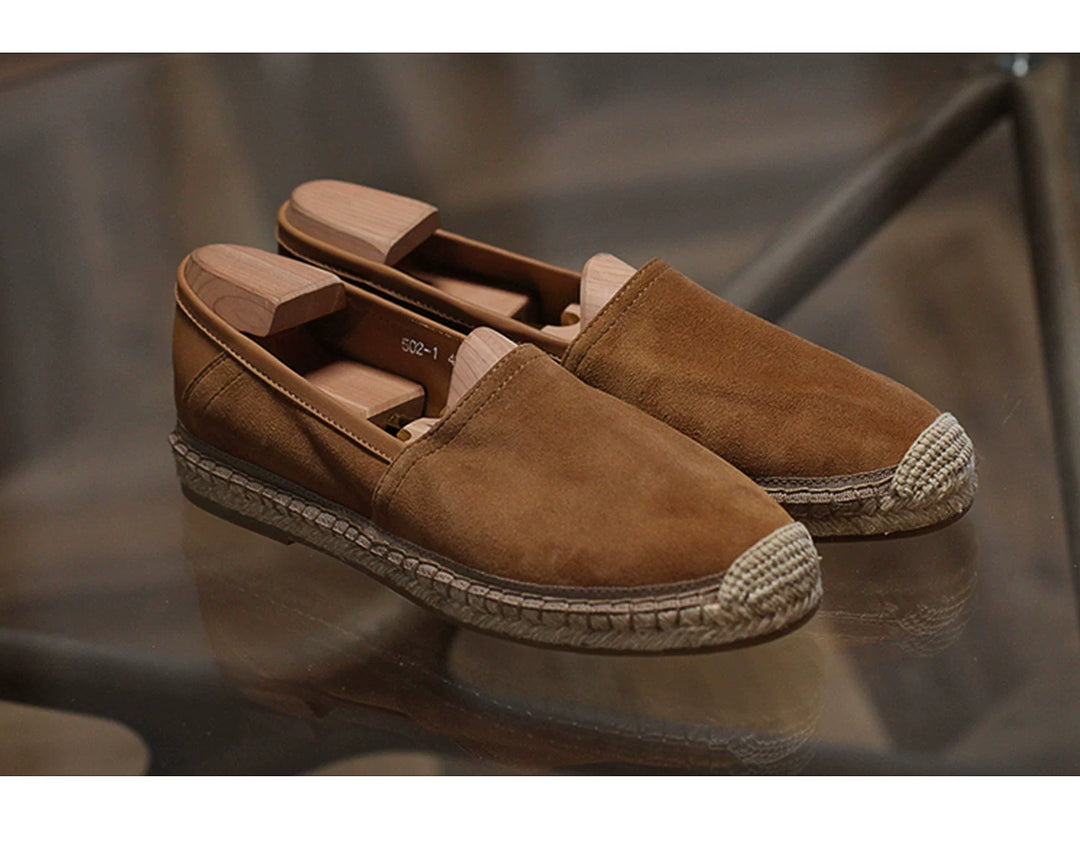 Yizhi Suede Fisherman Loafers