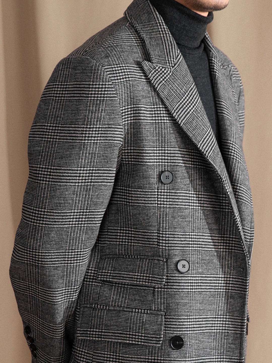 Prince Of Wales Check Coat