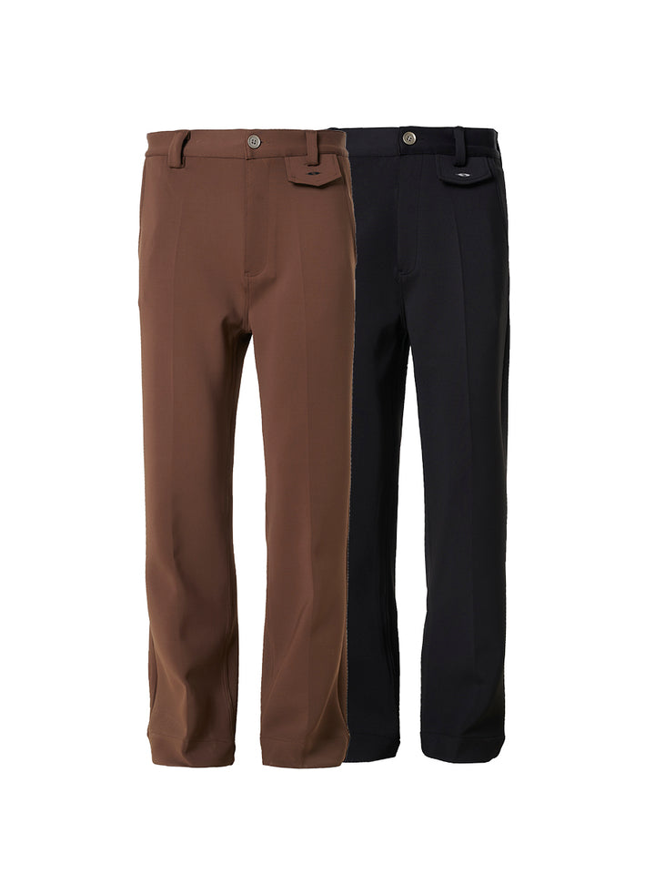 Two-Color Commuter Trousers