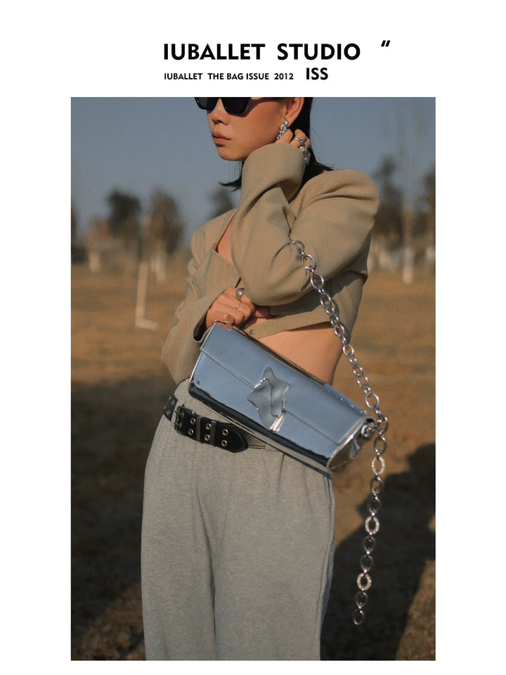 Leather Chain Shoulder Bag