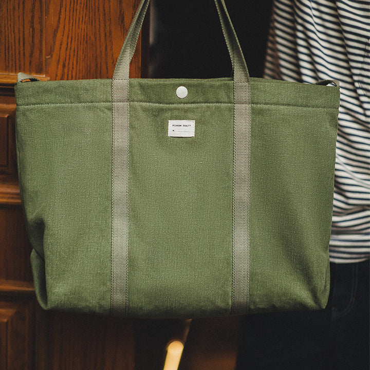 Washed Canvas Tote Bag