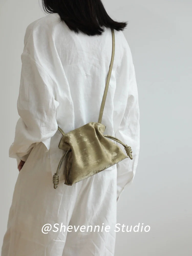 Pleated Cloud Shoulder Bag