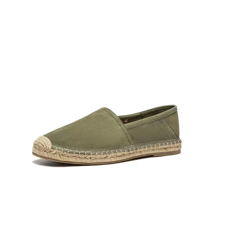 Yizhi Suede Fisherman Loafers