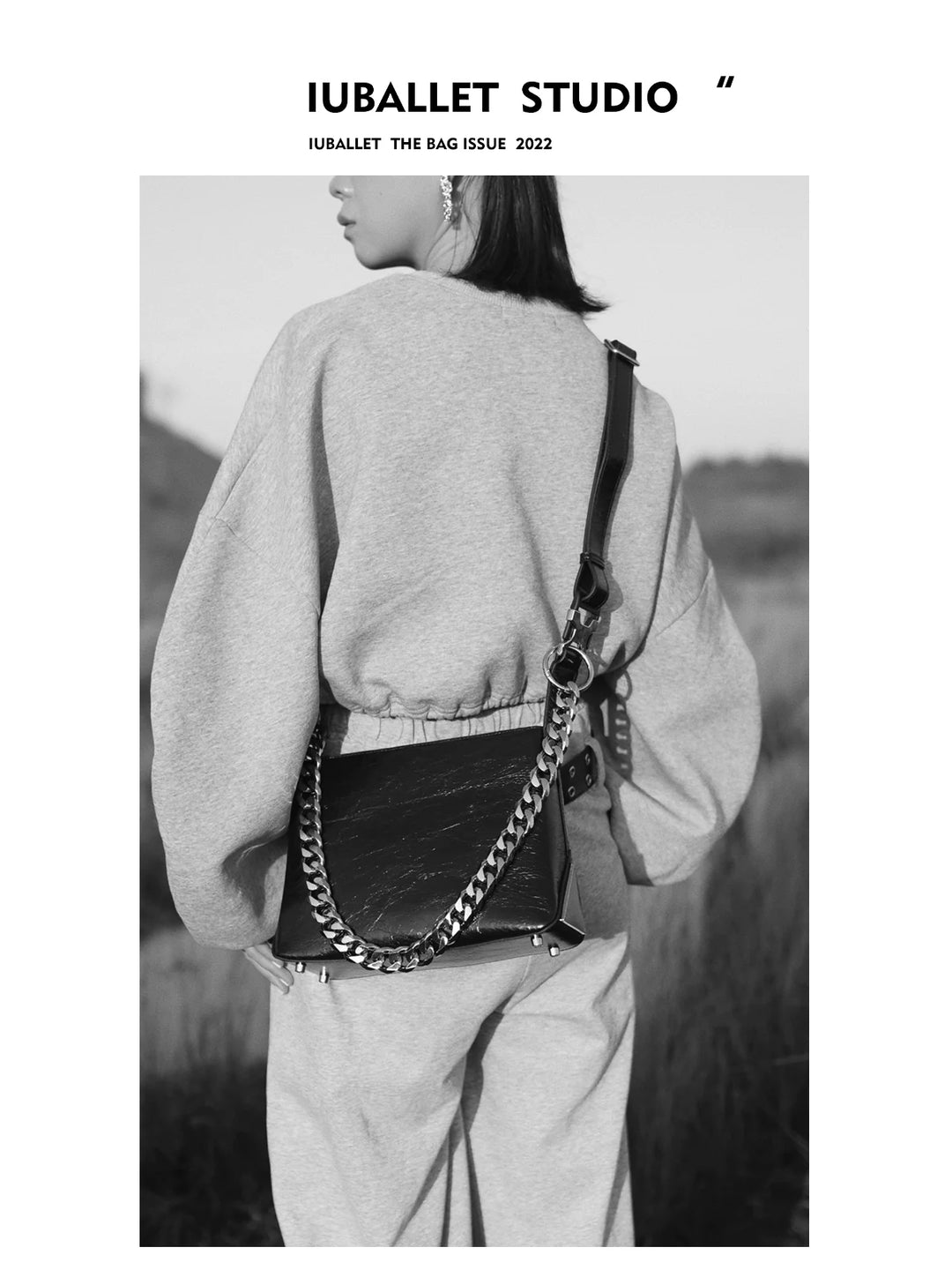 Leather Chain Tote