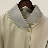 Minimalist Chinese Style Stand Collar Jacket Casual & All-Season